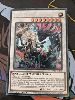 Ecclesia and the Dark Dragon BPRO-EN041 Secret Rare 1st Edition YuGiOh TCG Card - Image 1