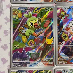 Series 2 First Partner Illustration Galar Grookey 052, Scorbunny 053, Sobble 054 - Image 5