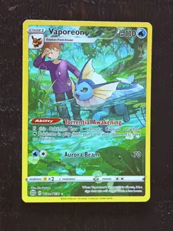 Pokemon VAPOREON TG02/TG30 BRILLIANT STARS TRAINER GALLERY 🔥 - Image 1