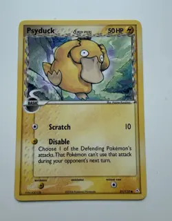 Pokemon TCG Psyduck 81/110 Holon Phantoms Delta Species Regular Common 50 HP Eng - Image 1