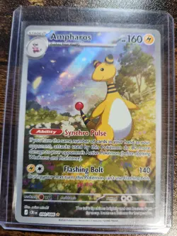 Ampharos 090/086 Holo Illustration Rare Chaos Rising Pokemon Near Mint - Image 1