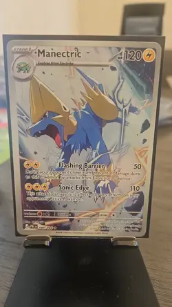 Pokemon TCG: Manectric 089/084 Me05: Pitch Black Holo- Illustration Rare NM - Image 1