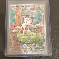 The Pokemon Company Meowth 106/094 Me02: Phantasmal Flames IR Holo EN 2025 70 HP - Image 1