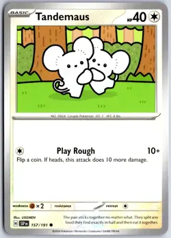 Pokemon Tandemaus Lot x3 NM- Art Collector Bundle |Cutie Cards - Image 2