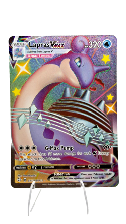 LAPRAS VMAX SV111/SV122 HOLO VMAX RARE SHINING FATES SHINY VAULT POKEMON NM/M - Image 1