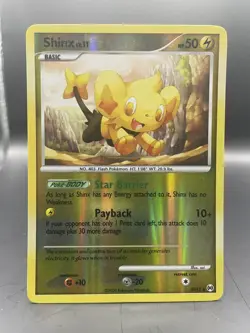 Pokemon Shinx SH12 Shiny Reverse Holo Rare Arceus Card 2009 - LP+ - Image 2