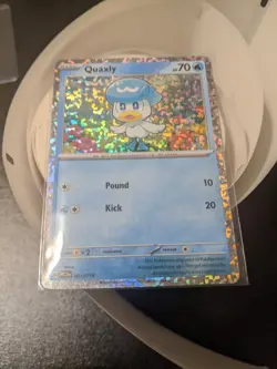 Quaxly 003/015 McDonald's 2023 Holo Pokemon Card - Image 1