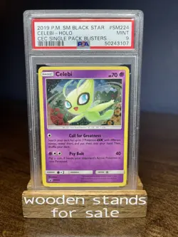PSA 9 MINT Celebi Sm224 Single Pack Blisters Promo Black Star Pokemon Card - Image 1