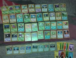 82 Pokemon CARD LOT vintage WOTC Rocket Jungle Vaporeon Jolteon MP/HP condition - Image 2