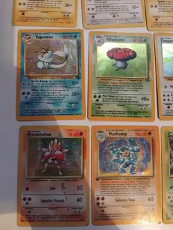 82 Pokemon CARD LOT vintage WOTC Rocket Jungle Vaporeon Jolteon MP/HP condition - Image 4