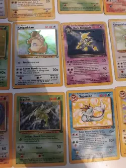 82 Pokemon CARD LOT vintage WOTC Rocket Jungle Vaporeon Jolteon MP/HP condition - Image 5