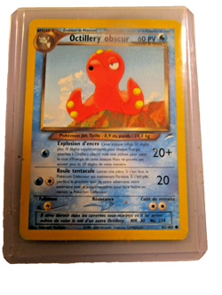 2002 Pokemon French Octillery obscur Neo Destiny 62/105 WOTC TCG - Image 1