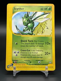 Pokemon TCG Scyther 057/147 Aquapolis Regular Uncommon Eng HP60 - Image 1
