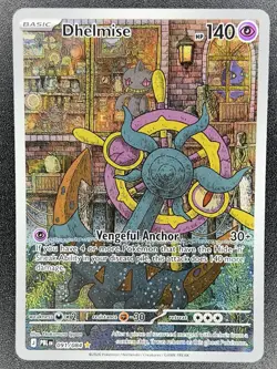 Dhelmise 091/084 Pitch Black Illustration Rare Pokemon - Image 1