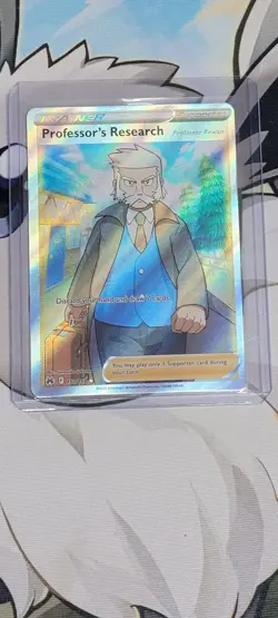 2023 POKEMON SWSH CROWN ZENITH #150 PROFESSOR'S RESEARCH ULTRA RARE FULL ART -NM - Image 1
