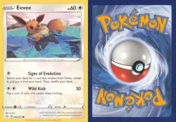 EEVEE 052/072 COMMON SHINING FATES POKEMON NEAR MINT - Image 3