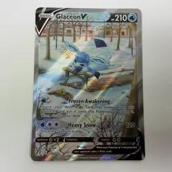 Pokemon TCG Glaceon V 175/203 Alt Art Ultra Rare Full Art Holo Evolving Skies - Image 1