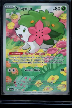 shaymin illustration rare 185/182 Pokemon Destined Rivals - Image 1
