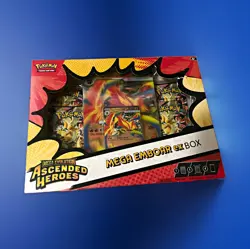 Pokemon TCG Mega Emboar EX Box 42 Cards Booster Promo - Image 1