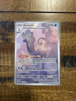 Aurorus 092/088 Holo Illustration Rare Perfect Order Pokemon Card Near Mint NM - Image 1