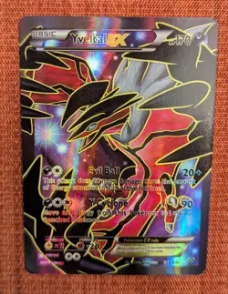 Pokemon TCG Yveltal EX Holo Full Art Ultra Rare Card 144/146 - Image 1