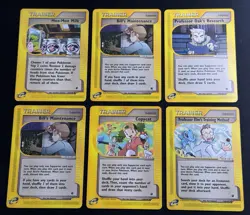 Nintendo Pokemon TCG Expedition e-Reader Trainer 6-Card Lot 2002 - Image 1