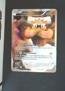 Landorus Pokemon Black and White Promos #BW43 Holo - Image 1