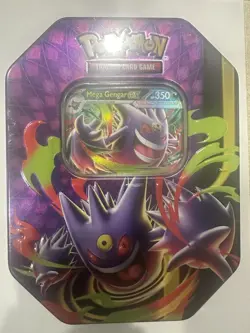 Pokemon TCG: Mega Moonlit Tin Mega Gengar - Image 1