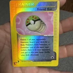Pokemon TCG Friend Ball 126/144 Skyridge Uncommon Reverse Holo Card LP - Image 1