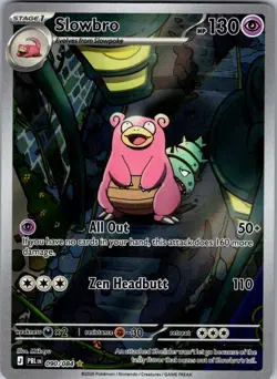 Slowbro 090/084 Illustration Rare Pitch Black Pokemon Holo Near Mint - Image 1