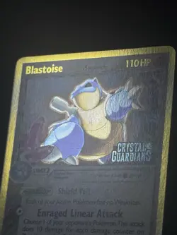 Blastoise EX Crystal Guardians 2/100 Reverse Holo Stamped Pokemon TCG - CLEAN - Image 2