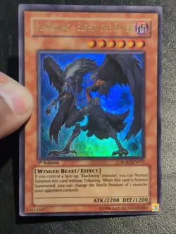 Yu-Gi-Oh! ULTRA RARE CARD BLACKWING - ELPHIN THE RAVEN RGBT-EN013 1ST NM/VLP - Image 4