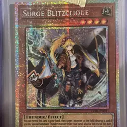 YUGIOH Surge Blitzclique (CORI-EN011) Starlight Rare 1st Edition Near Mint - Image 1