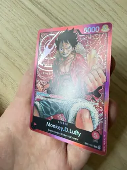 One Piece Starter Deck ST01-001 Eng Monkey D. Luffy Leader Foil Pre Errata - Image 2