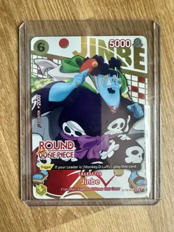 Jinbe ST29-005 (ENGLISH) - One Piece x Round 1 Exclusive Promo Card - Image 1