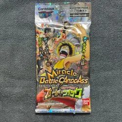 One piece Miracle Battle Carddass All Holo Pack 1 Sealed Pack Japanese Rare FS - Image 1