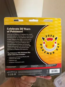 Pokemon TCG Pokemon Day 2026 Collection Pikachu Promo Box - Image 3