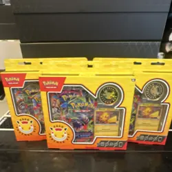 Pokemon TCG Pokemon Day 2026 Collection Box Pikachu Promo 3 Boosters. 3 boxes! - Image 1