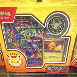 Pokemon TCG Pokemon Day 2026 Collection Box Pikachu Promo 3 Boosters. 3 boxes! - Image 2