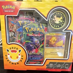 Pokemon TCG Pokemon Day 2026 Collection Box Pikachu Promo 3 Boosters. 3 boxes! - Image 4