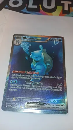 Pokemon TCG Scarlet & Violet 151 Blastoise EX Holo Card 200/165 - Image 1