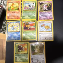 Nintendo Pokemon TCG Vintage 1999 Base Set/Jungle 8-Card Lot Holo Mr. Mime - Image 2