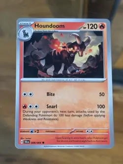 Houndoom 008/064 Shrouded Fable Pokemon Card - Image 1