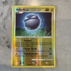 Pokemon TCG Voltorb (Shiny) Stormfront SH3/3 Reverse Holo Holo Rare Card - Image 1