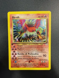 Pokemon Card Ho-Oh 7/64 holo 1 edizione Neo revelations ITA Near Mint - Image 1