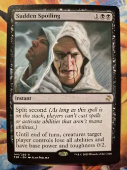 Sudden Spoiling Magic The Gathering Card, Time Spiral Remastered, 144/289 - Image 1