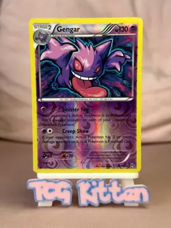 Gengar 60/162 Card 'B' XY Breakthrough Reverse Holo Rare MP TCGKITTEN - Image 1