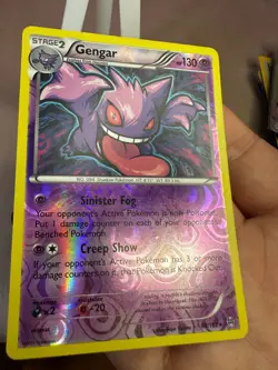 Gengar 60/162 Card 'B' XY Breakthrough Reverse Holo Rare MP TCGKITTEN - Image 3