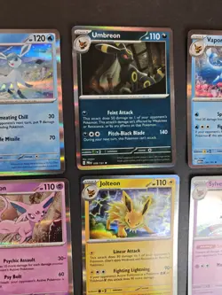 Pokemon TCG 7 Eeveelution Holo Cards - Image 3
