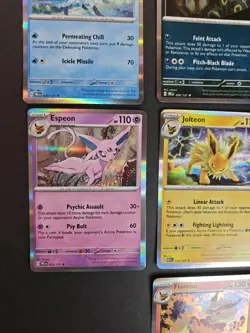 Pokemon TCG 7 Eeveelution Holo Cards - Image 5